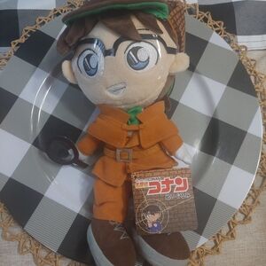 Detective Conan Plush Toy in Orange Outfit